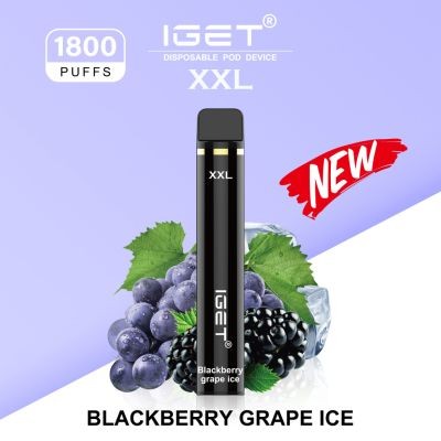 IGET XXL – BLACKBERRY GRAPE ICE – 1800 PUFFS