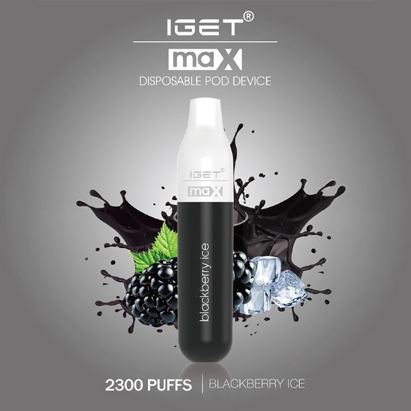IGET MAX – BLACKBERRY ICE – 2300 PUFFS
