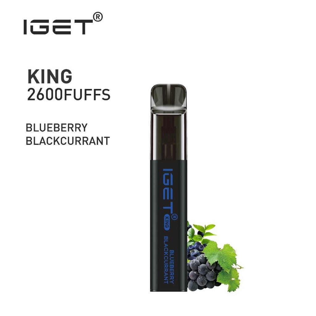 IGET KING – BLUEBERRY BLACKCURRENT – 2600 PUFFS