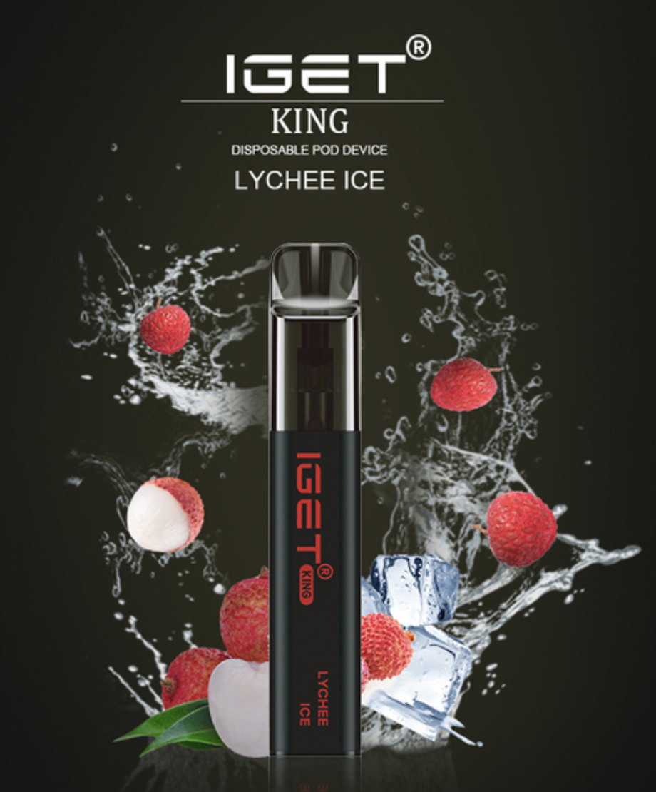 IGET KING – LYCHEE ICE – 2600 PUFFS