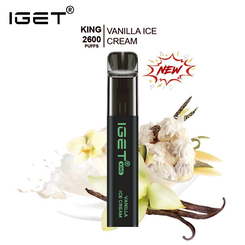 IGET KING – VANILLA ICE CREAM – 2600 PUFFS