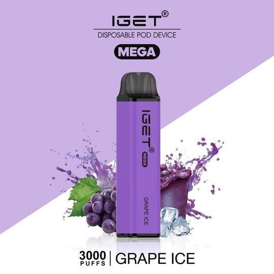  IGET MEGA – GRAPE ICE – 3000 PUFFS