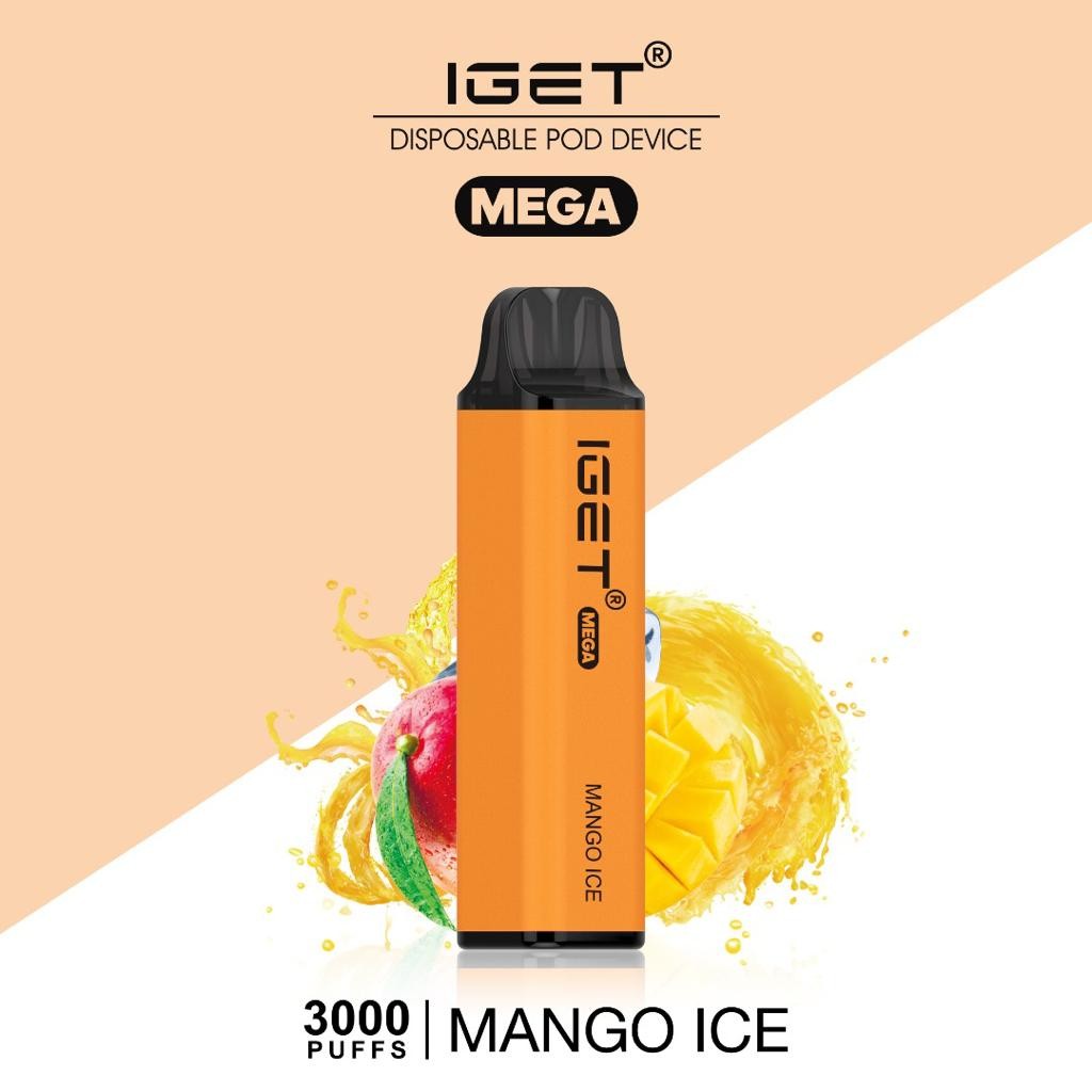 IGET MEGA – MANGO ICE – 3000 PUFFS