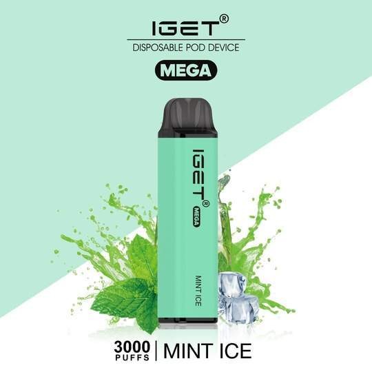  IGET MEGA – MINT ICE – 3000 PUFFS