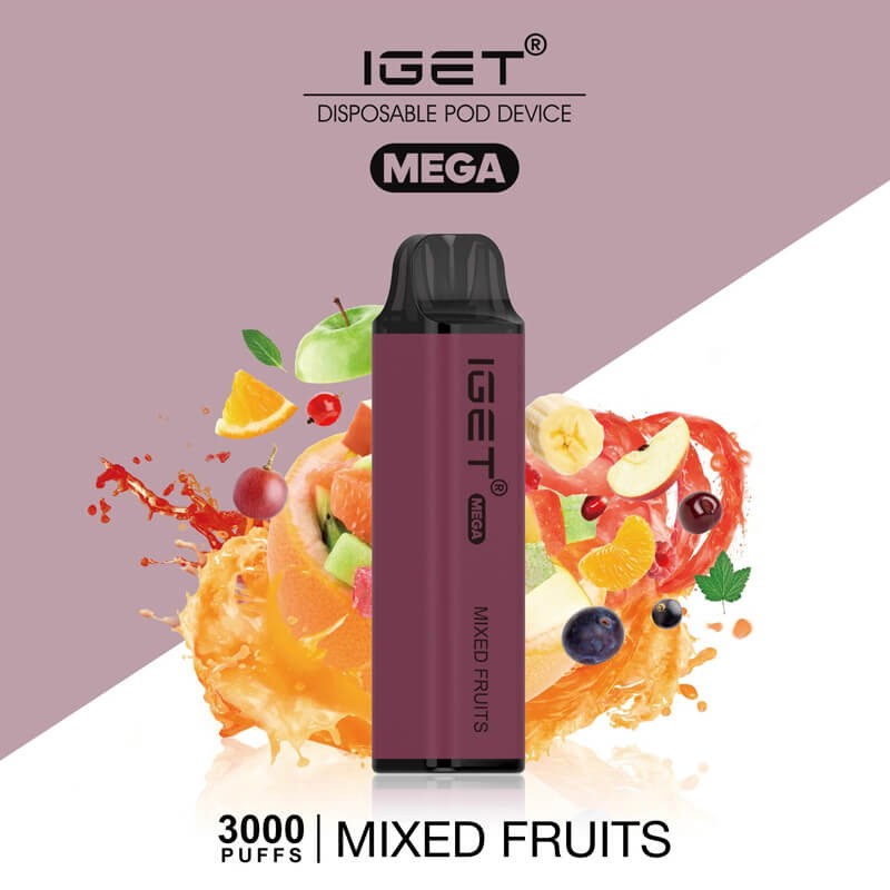 IGET MEGA – MIXED FRUIT – 3000 PUFFS