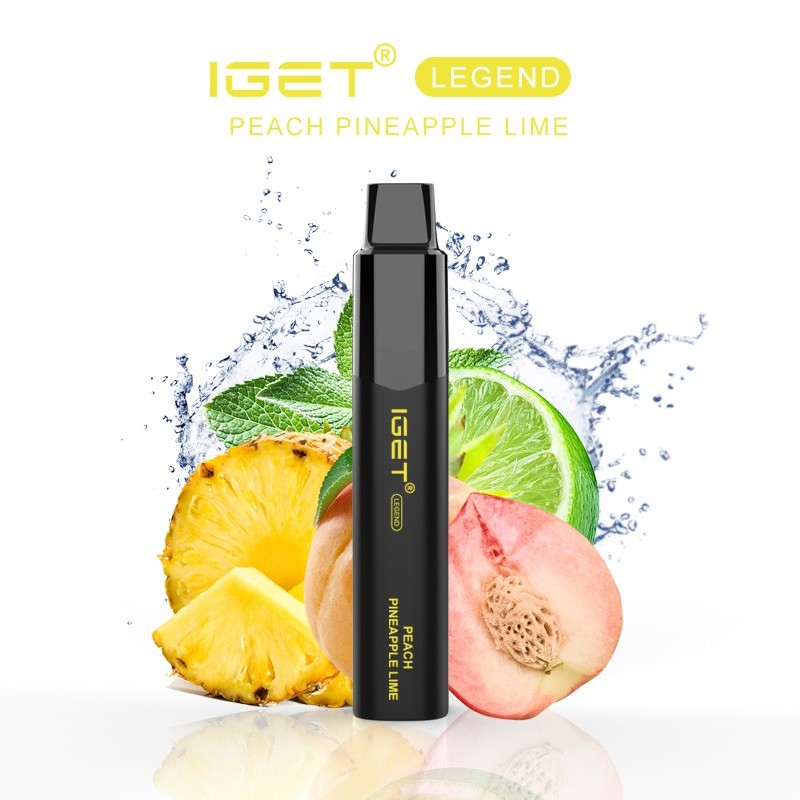 IGET LEGEND – PEACH PINEAPPLE LIME – 4000 PUFFS