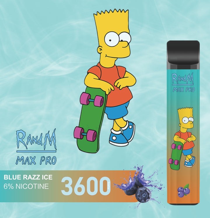 RandM Max Pro Cartoon Style Disposable Vape Pod Device Wholesale (3600 Puffs)